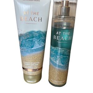 Bath & Body Works At The Beach Body Cream and Mist - Blue and Tan